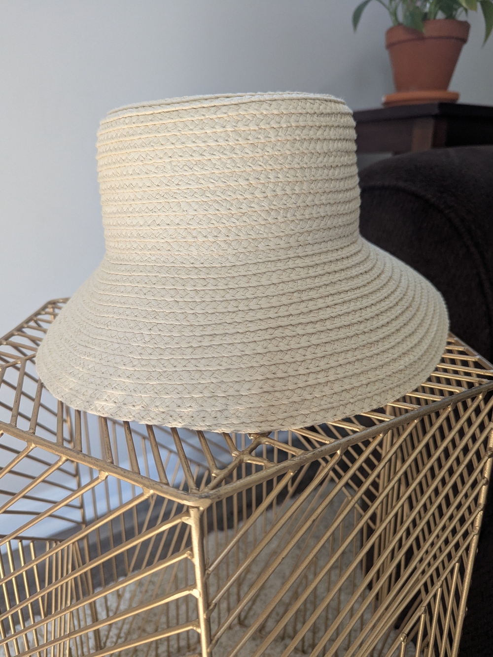 Target Cream Braided Rope Sun Hat - Picture 3 of 6